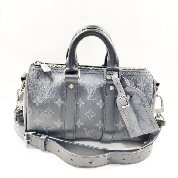 Louis Vuitton Keepall Bandouliere 25 Monogram Eclipse Hand Bag mon-2127-090425 - Picture 1 of 16